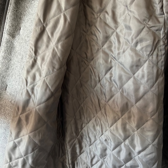 L.L. Bean Grey Women's Classic Lambswool Duffel Coat size 16 - Picture 8 of 8